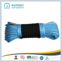 12mm UHMWPE Winch Rope With Blue/Orange Color